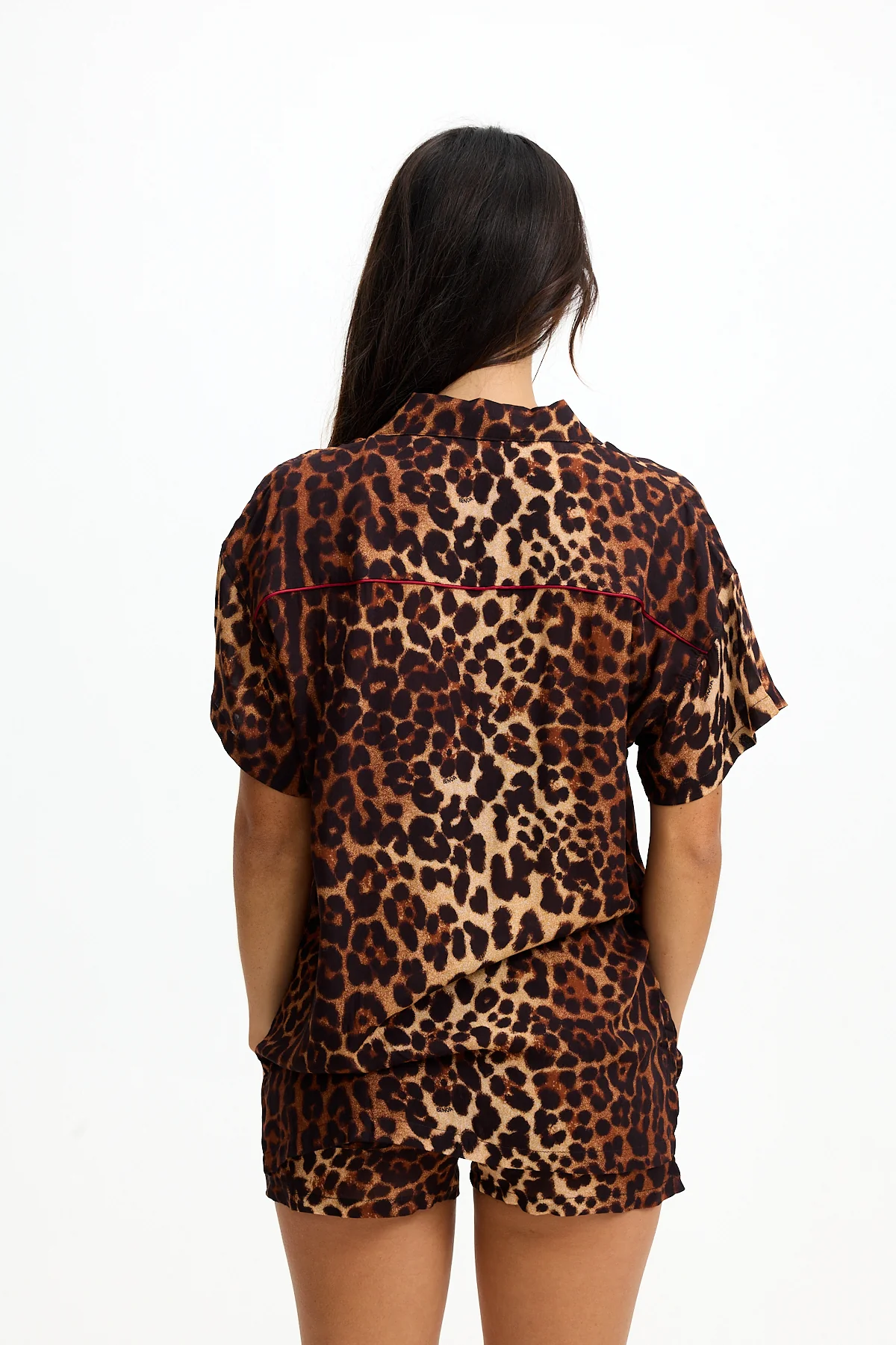 Aloha Shirt Dress - Digital Leopard - Image 4