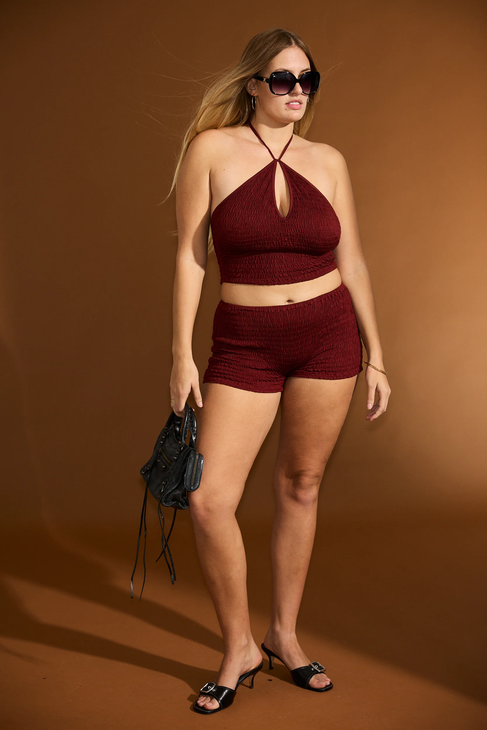 Tanya top - Merlot - Image 6